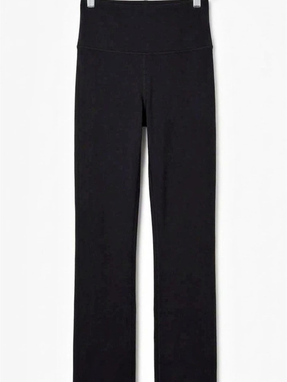 Live Love Dream High Waist Flare Yoga Leggings Black Charcoal Like New - Large
